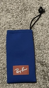 RAY-BAN CUSTODIA MARSUPIO OCCHIALI DA SOLE BLU - Foto 1 di 2