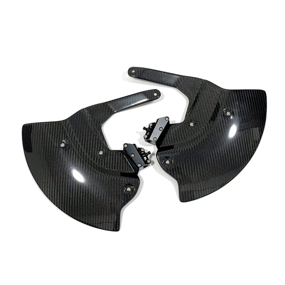 Carbon Fiber Front Brake Disc Cover Fairin For BMW S1000RR 2009-25 S1000R 21-25 Foto 1 de 4
