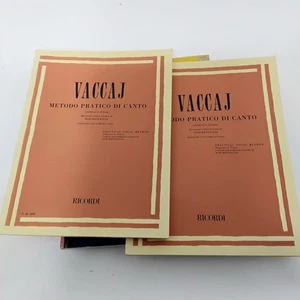 Bajo con discos Ricordi Método Vocal Práctico Soprano o Tenor ER 2892 y ER 2890 - Imagen 1 de 7
