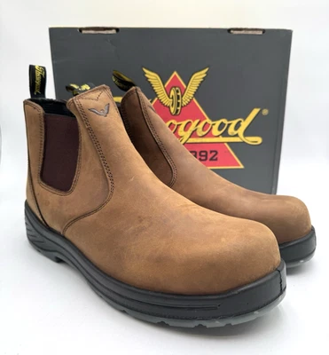 Thorogood THORO-FLEX 快速释放 COMP TOE 男式全新工作靴多种尺寸 — 第 1/4 张图片