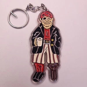 Llavero de plástico grande colorido papel higiénico botín pirata años 80 de colección EE. UU. - Imagen 1 de 3