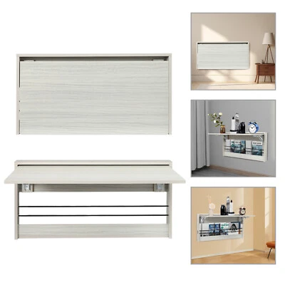 Mesa Plegable Montada en la Pared Gris Claro Mesa Plegable Montada en la Pared Hogar Foto 1 de 4