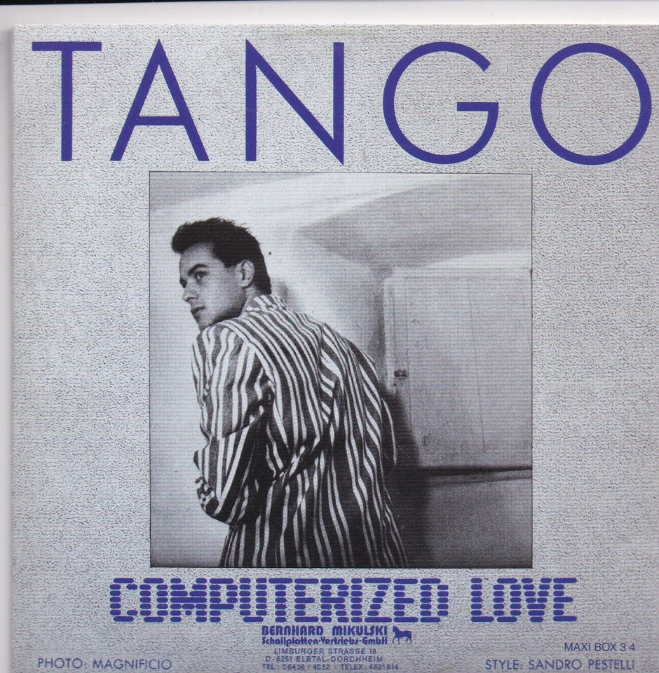 Tango - Computerized Love  (2 Track Maxi CD) Papphülle - Bild 1 von 2