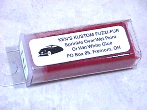 Ken's Kustom Fuzzi-Fur Flocking - #111 - Red - Picture 1 of 2
