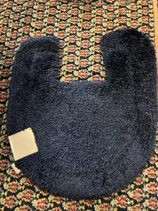 Charter Club Toilet Conture Rug Navy Blue Nylon - Picture 1 of 4