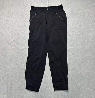Pantalones Athleta Mujer Talla 0 Negros Trekkie Norte Tiro Alto Jogger Athleisure Foto 1 de 4