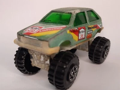 GUISVAL Seat Ibiza 4x4 rallye/raid 1/64 Made in Spain vintage diescast car coche - Immagine 1 di 4