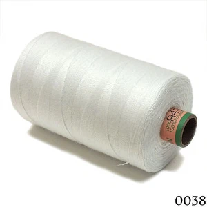 Amann 100% Polyester Kerngesponnen Nähgarn Sabac 80 1000M Farbe 38 Eisweiß - Bild 1 von 2