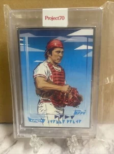 Topps Project 70 Johnny Bench Naturel Artist Proof AP 14/51 - Picture 1 of 2