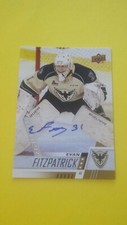 2017-18 Upper Deck CHL AUTOGRAPHS Evan Fitzpatrick # 60 Sherbrook Phenix