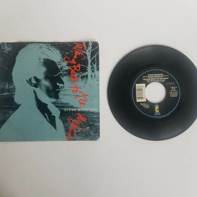 45 RECORD 7" - STEVE WINWOOD - TALKING BACK TO THE NIGHT   PROMO COPY W/ PIC SLV Foto 1 de 4