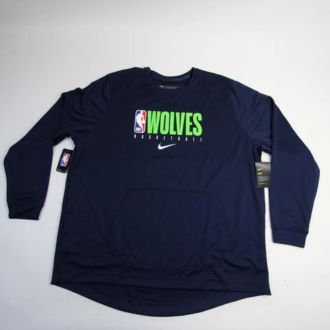 Minnesota Timberwolves Nike NBA Authentics Sweatshirt Men's Navy New Cover