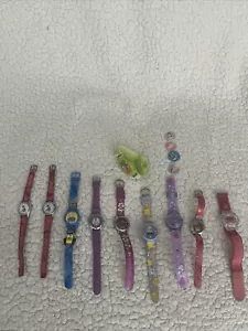 Vintge Lorus Minnie Mouse Watch Women Silver Tone. Plus 8 Other Watches - Picture 1 of 13