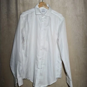 Men's long sleeve shirt size L 16 34-35 Calvin Klein - Picture 1 of 8
