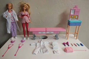 Barbie Careers, PEDIATRICIANS, Dolls & Exam Tables w/ EXTRA Accessories - Picture 1 of 13