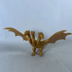 Godzilla King Ghidorah Action Gold Figure PVC Anime - Foto 1 di 10