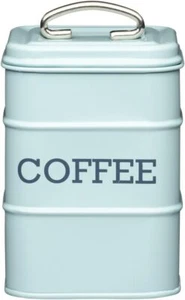 KitchenCraft LNCOFFEEBLU Living Nostalgia Coffee Storage Canister, 11 x 17 cm -  - Picture 1 of 3