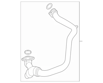 Mercedes Benz Genuine G 550 2019-2023 Oil Line OE  1761800300 - Imagem 1 de 3
