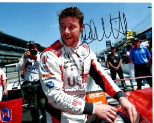MARCO ANDRETTI Signed 8x10 INDY INDYCAR RACING RACECAR Photo