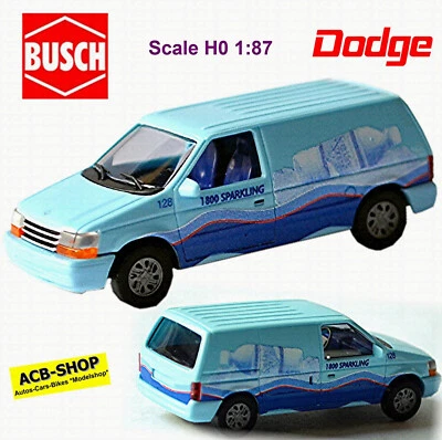 Dodge Ram Van 3ª Generazione 1998-2003 Spring Sparkling 1:87 Busch 44652 - Immagine 1 di 4