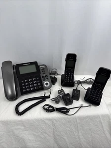 Panasonic KX-TGF380 Link2Cell Bluetooth Corded & Cordless Phone System 2 Handset - Picture 1 of 14