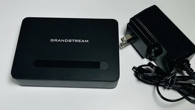 Grandstream HT812 potente ATA a 2 porte con router Gigabit NAT con adattatore di alimentazione - Immagine 1 di 4
