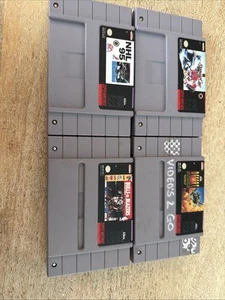Super Nintendo Game SNES Bundle Collection Lot of 4 - Picture 1 of 10