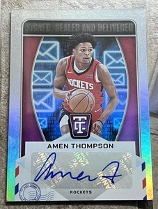 2024-25 Panini Totally Certified - Signed Sealed and Delivered Amen Thompson  - Bild 1 von 2