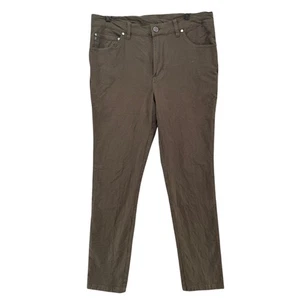 Free Fly 5 Pocket Pants Mens Brown Bamboo Stretch Straight Leg Size 32x32 - Picture 1 of 11