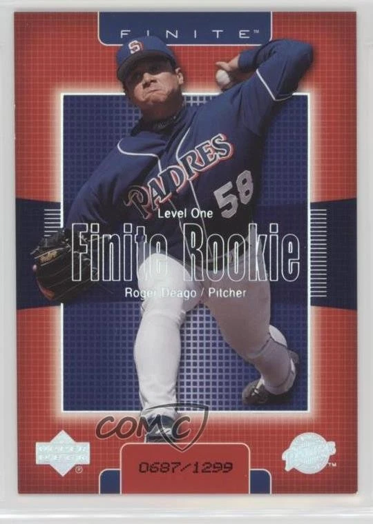2003 Upper Deck Finite Level One Finite Rookie /1299 Roger Deago #272 Rookie RC - Image 1 of 2