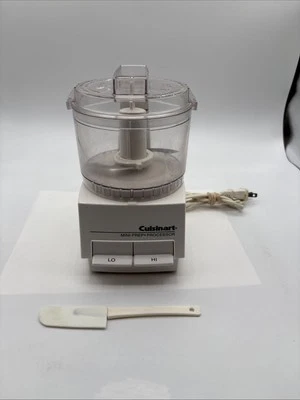 Cuisinart  Food Processor DLC-1TX Mini-Prep Complete W/ SPATULA Tested WORKS - Image 1 of 4
