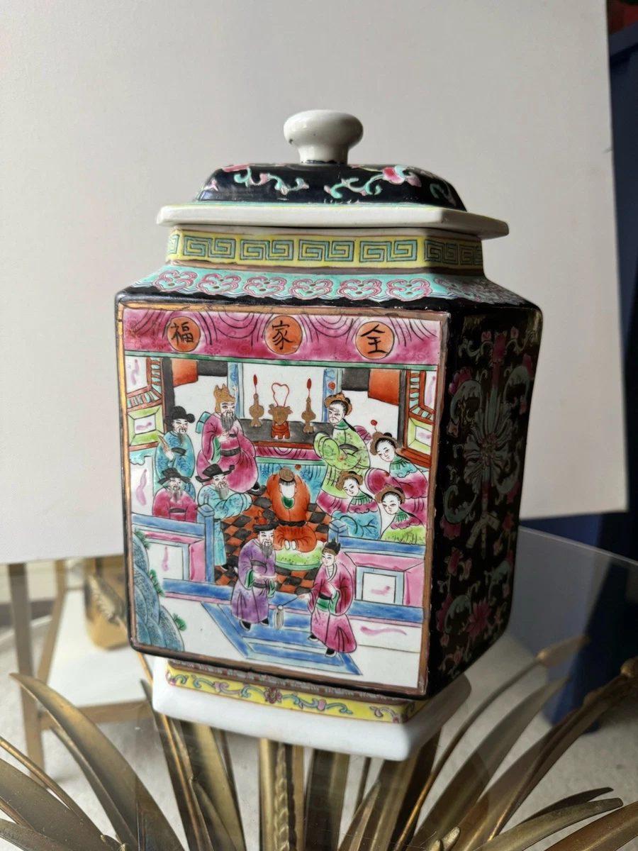 中国罐盖子在中国古董花瓶| eBay