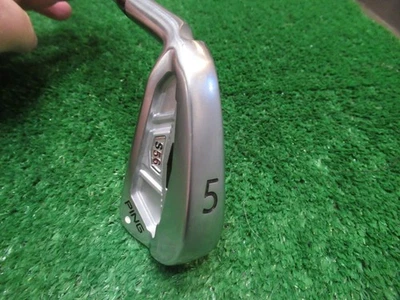 LEFT HANDED PING S56 WHITE DOT SINGLE 5 IRON GOLF CLUB CFS REGULAR STEEL NICE!! - Image 1 of 4