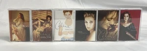 CELINE DION Cassette Tape Lot x6 Self Colour Falling Into Talk Special On Tour - Picture 1 of 18
