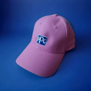 PPG Industries Hat Adjustable PINK Cap PPG Paint Hat Blue Logo - Imagen 1 de 6