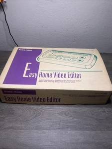 Radio Shack Easy Home Video Editor VINTAGE 15-1963 Nero Testato Funzionante - Foto 1 di 4