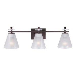 Forte Lighting 5132-03-32 Signature Bathroom Vanity Light Antique Bronze - Picture 1 of 2