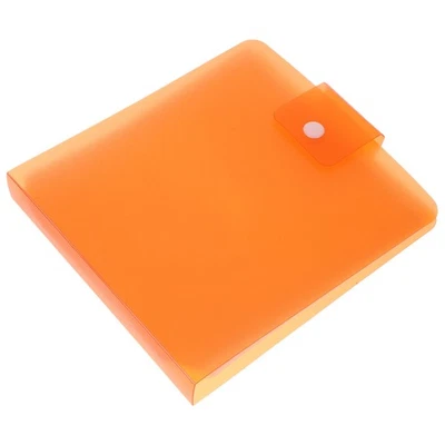 1pc 12 Capacity DVD Storage Bag Plastic CD Wallet Disc Case for CD Collectors - Image 1 of 4