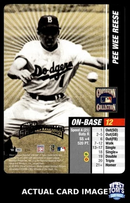 2003 MLB Showdown Cooperstown Collection #P51 PEE WEE REESE Dodgers HOF NM - Image 1 of 4