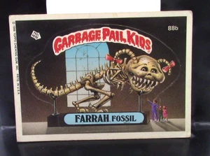 Farrah Fossil Garbage Pail Kids S2 1986 Topps Glossy/Matte Poster Back - Bild 1 von 3