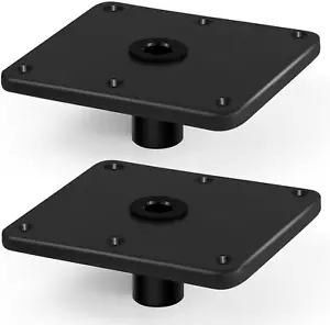 Boat Seat Base Mount Boat Seat Pedestal Base Mount Plate for 3/4" Pin Post Socke - Picture 1 of 12