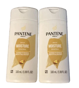 Lot of 2 Pantene Daily Moisture Renewal Conditioner - Travel Size 100 mL 3.38 oz - Picture 1 of 1
