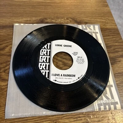 Lorne Green -  I Love A Rainbow/The First Word  7" GRT Records Foto 1 de 2