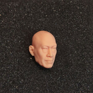 Unpainted 1:12th Asian Actor Shi Zhaoqi Head Sculpt Fit 6inch Male SHF ML Figure