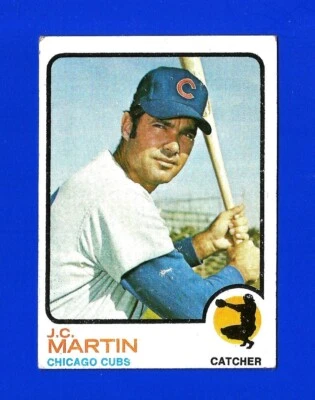 1973 Topps SET BREAK HIGH #552 J.C. MARTIN VG+/EX CHICAGO CUBS (SB4) - Image 1 of 2