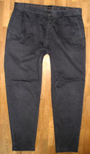 " HUGO BOSS " Men's Trousers Tapered Fit Jeans IN Dark Blue Size