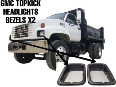 Bisel de faro para 99 GMC TOPKICK C6500 X2. Foto 1 de 4