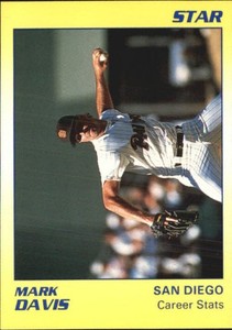 1990 Star Saberhagen/Davis Baseball Card #3 Mark Davis/Davis - Career Stats