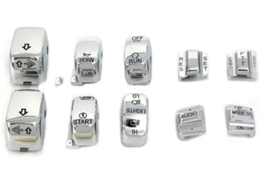 Chrome Switch Cover Set for Harley 1996-2013 71802-03 - Picture 1 of 1
