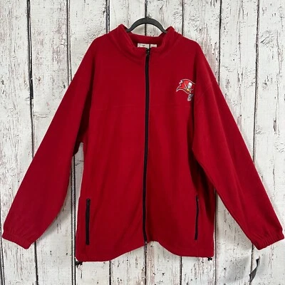 Tampa Bay Buccaneers NFL Big & Tall 3XT Red Fleece Jacket Fanatics NWT (P12) - Image 1 of 4